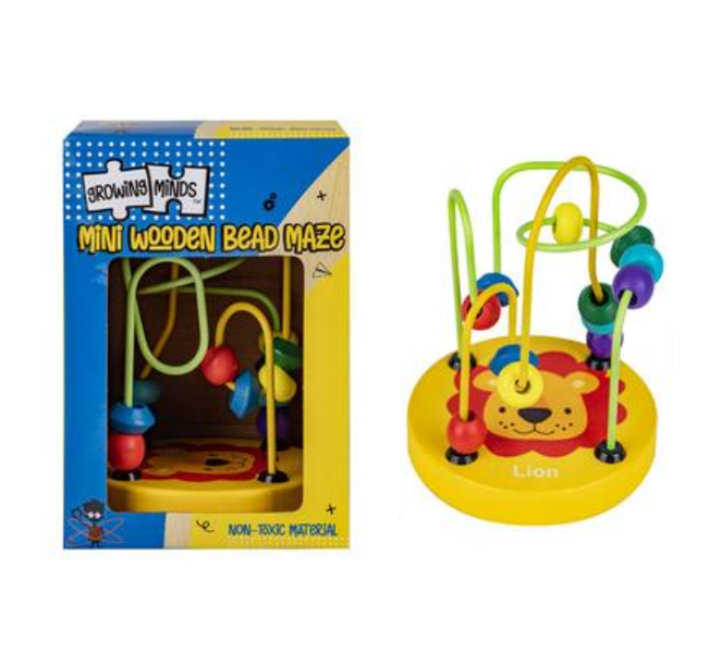 Growing Minds - Mini Wooden Bead Maze x 2
