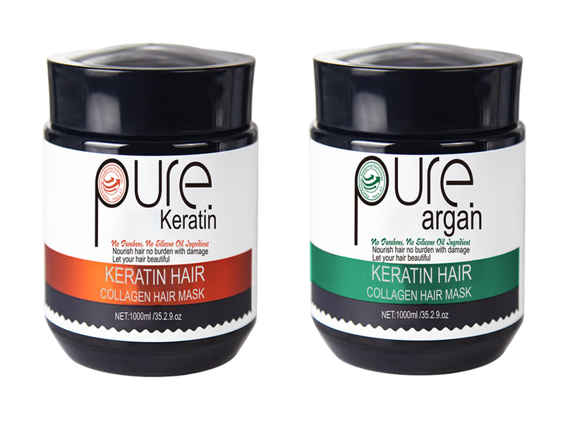 Pure Argan Oil Keratin and Collagen Hair Mask ( 1000ml x2)