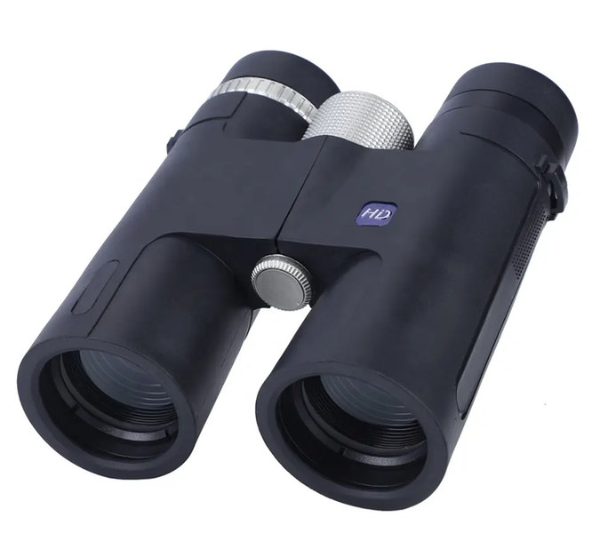 12x42 HD Binoculars with Tripod &amp; Phone Adapter - Black
