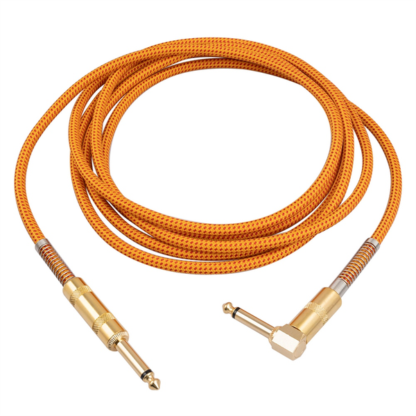 Guitar Instrument Cable 10FT Electric Instrument Bass AMP Cord 1/4 Inch Str