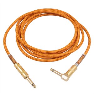 Guitar Instrument Cable 10FT Instrument Bass AMP Cord 1/4 Inch 6.35mm
