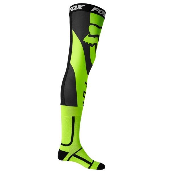 Fox - Socks - Mirer Knee Brace - Fluo Yellow