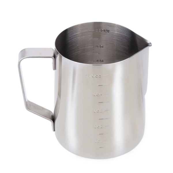 Stainless Steel Milk Jug Barista Frothing Pitcher with Measurements-600ml