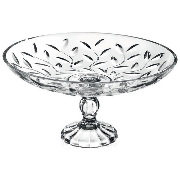 Silver Glass Round Decorative Bowl