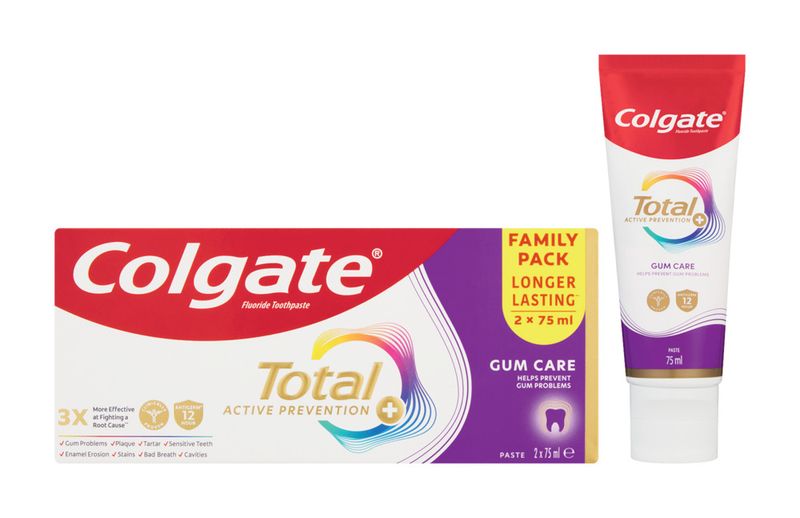 Colgate Total Pro Gum Health Toothpaste - 2 x 75ml