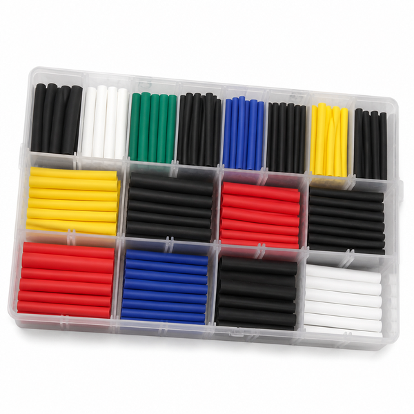 Heat Shrink Tubing Kit 580pcs Assorted Sizes for Wire Insulation