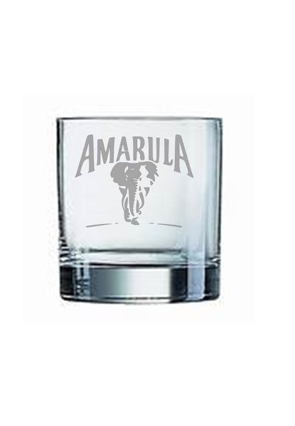Amarula Etched Whiskey Glass - Set of 2