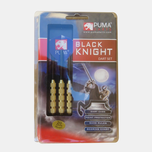 Puma Black Knight Steel Tip Dart Set - 20G