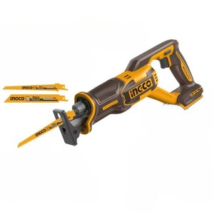 Ingco - Powerful Cordless Reciprocating Saw with 2 Blades - Tool Only