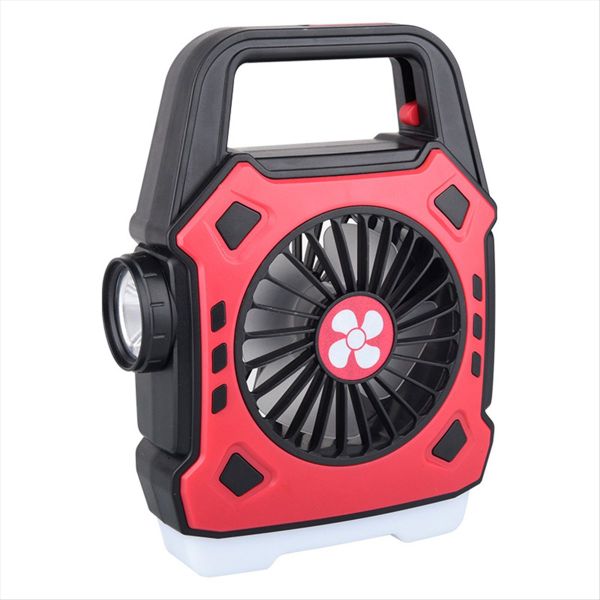 Portable Camping Fan with Light Usb Charging Hanging Tent Light Blue