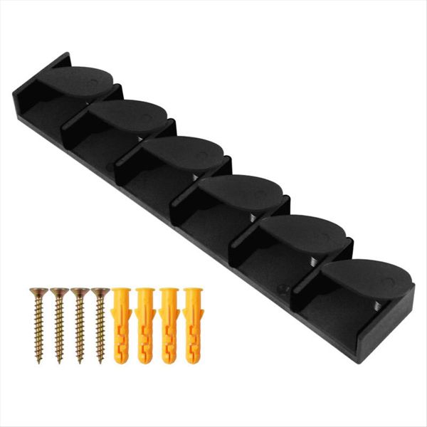 Fishing Rod Holders Rod Rack Vertical Pole Holder Wall Mount Black