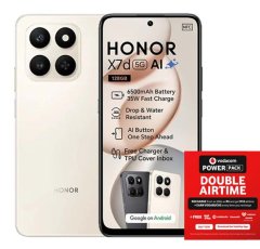 HONOR X7D 5G 128GB Dual Sim - Desert Gold + Vodacom SIM Card Pack