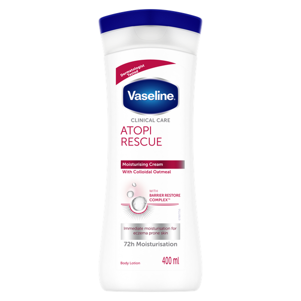 Vaseline Clinical Care Eczema Rescue Fragrance Free Body Lotion 400ml