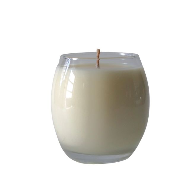 Transparent, Transparent Glass Cm Lavender Candle