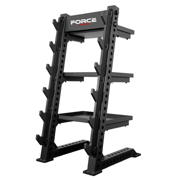 Force Fitness Barbell &amp; Cable Attachment Accessory Rack