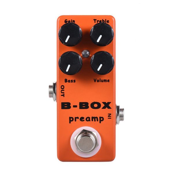 MOSKY B-Box Electric Guitar Preamp Overdrive Effect Pedal Metal Shell