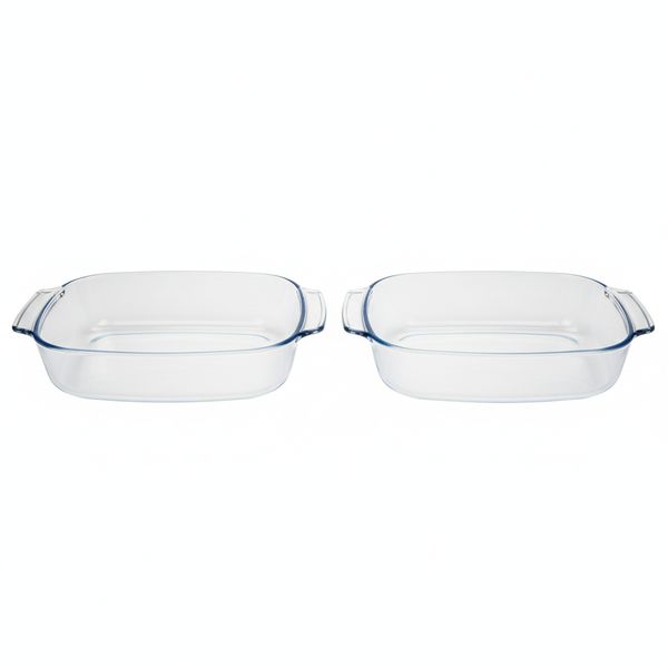 Transparent Storage Containers - 2.7L - 2-Piece