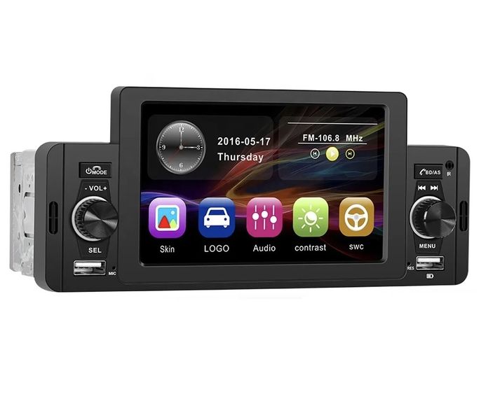 Single MP5 Player Apple CarPlay &amp; Android Auto 5 Inch for 1 Din Radio