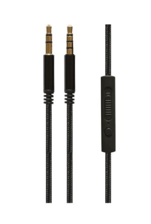 Superfly 3.5mm Audio Cable with Mic Black