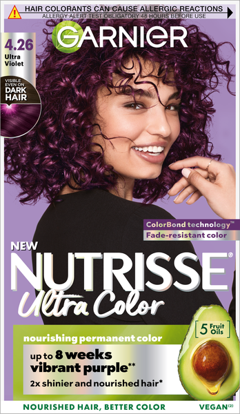 Garnier Nutrisse Ultra Color Permanent Hair Dye 4.26 Ultra Violet