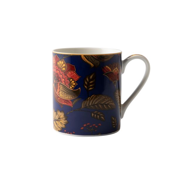 Jenna Clifford Blue Fern Mug in Gift Box Set of 4