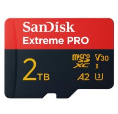 High Speed Memory SanDisk Extreme PRO 2TB microSDXC UHS-I Card