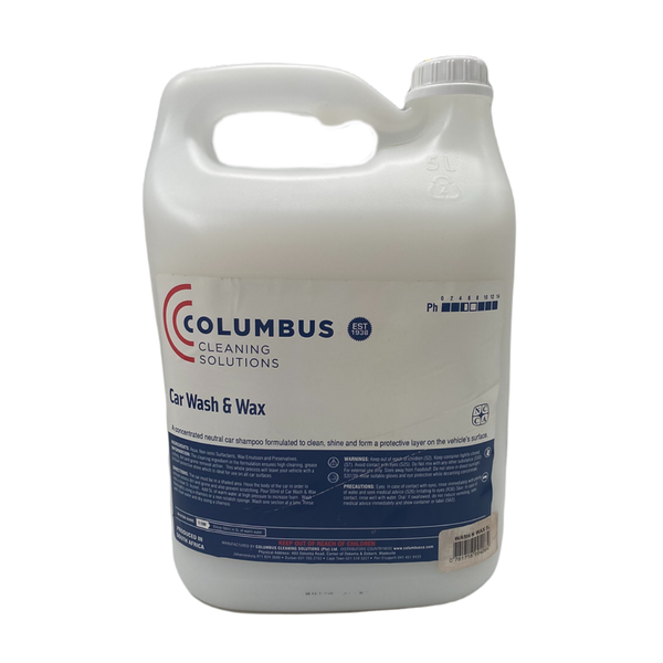 Columbus - Car Wash &amp; Wax 5L