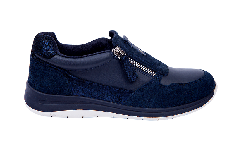 Green Cross Women's Ariana Suede &amp; Leather Zip-Up Sneaker