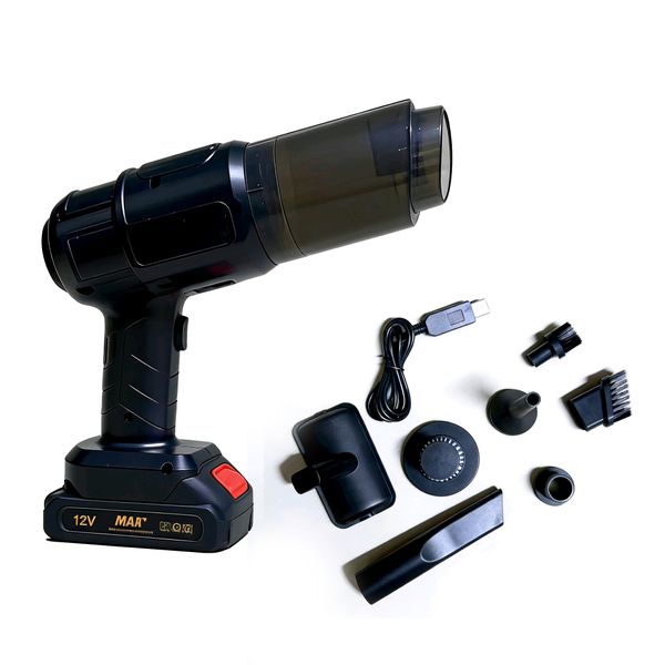 12V Lithium Battery Cordless Car Handheld Vacuum Cleaner