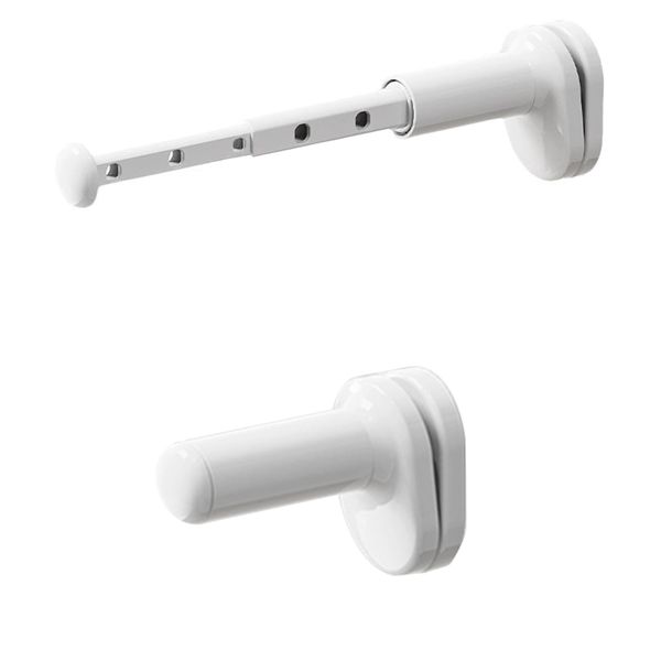 2 Piece Portable Travel Drying Hanger Rod for Clothes Portable Hanging Rack