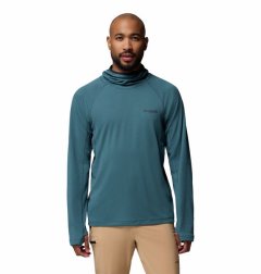 Columbia Men's DriVenture Hooded Pullover Everblue Black