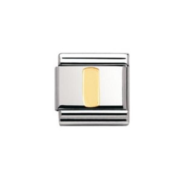 Nomination Gold Letter I Charm