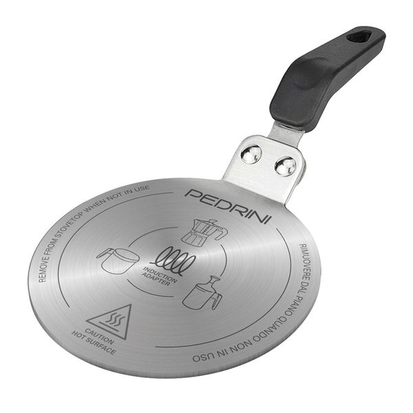 Pedrini 13cm Stainless Steel Induction Hob Adapter - Silver
