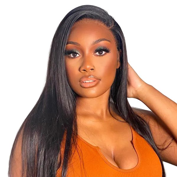 22inch Full Frontal Brazilian Human Hair Wig Comfort Golden Perfect