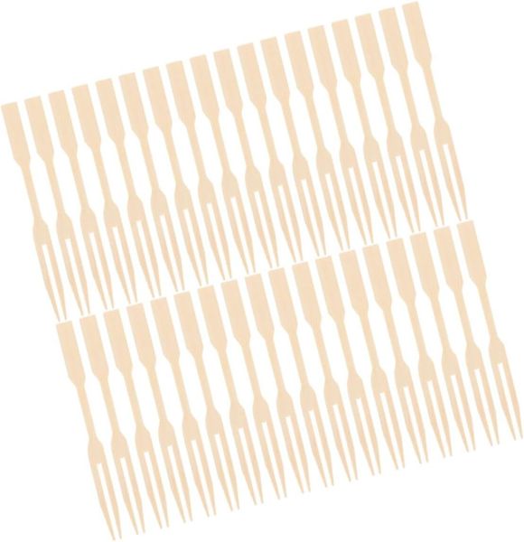 9cm Small Flat-head Fruit Forks Appetizer Sticks Party Charcuterie