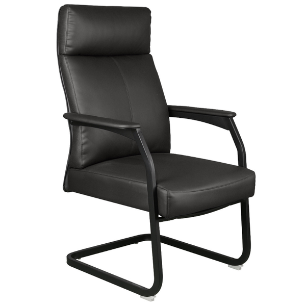 PU Leather Boardroom Chair - Black