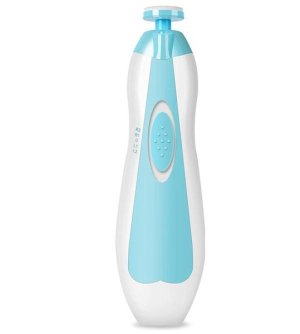 Electric Nail Clippers &amp; File Trimmer Set for Babies - Pink