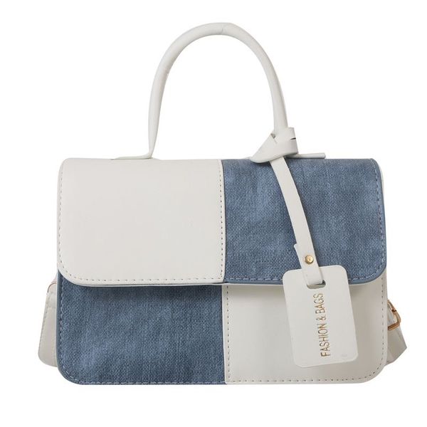 Stitching fashion texture ladies commuter handbag