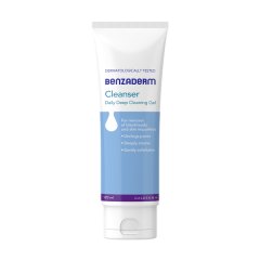 Benzaderm Daily Deep Face Cleanser, 120ml, Face Scrub, With Salicylic Acid