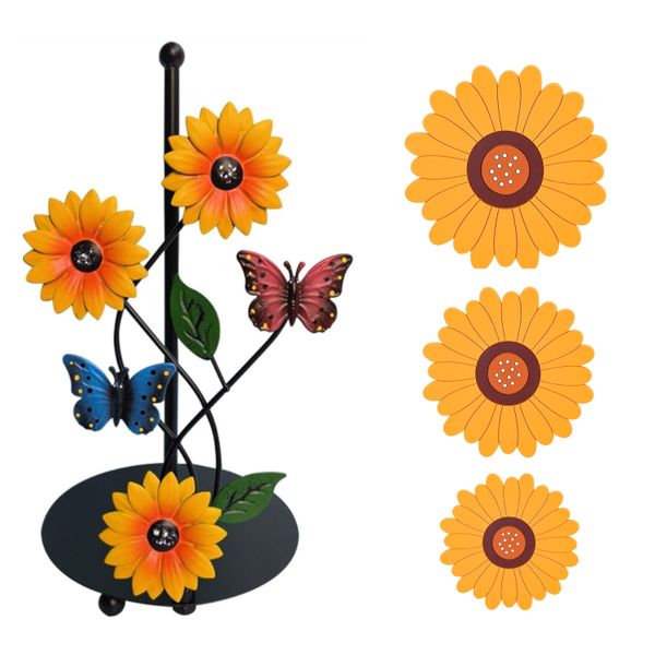 Sunflower Kitchen Paper Towel Holder and Placemats