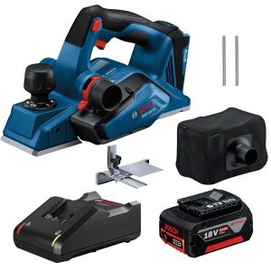 Bosch - Cordless Planer (GHO 185-LI) Kit with 5.0Ah Battery and Charger