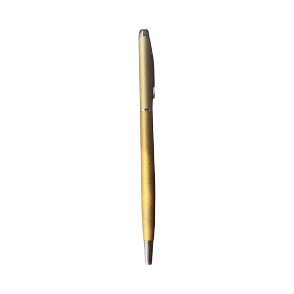 Pen Ball Point with rubber at the back for your Phone Orange