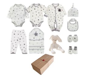 10 Piece Newborn Clothing Gift Set - Baby Shower Gift