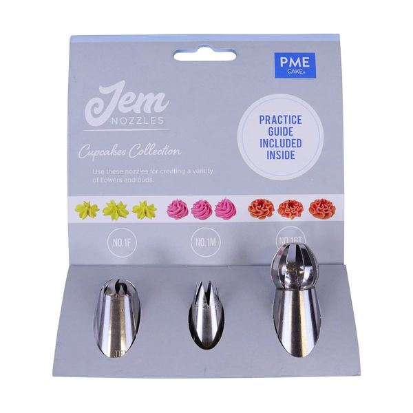 PME JEM Icing Tip Nozzles Cake Decorating Cupcakes Collection