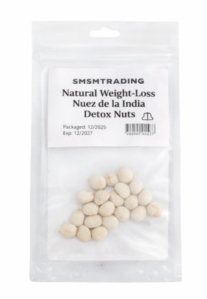 SMSMTRADING Natural Weight-Loss Nuez De La India Detox Nuts