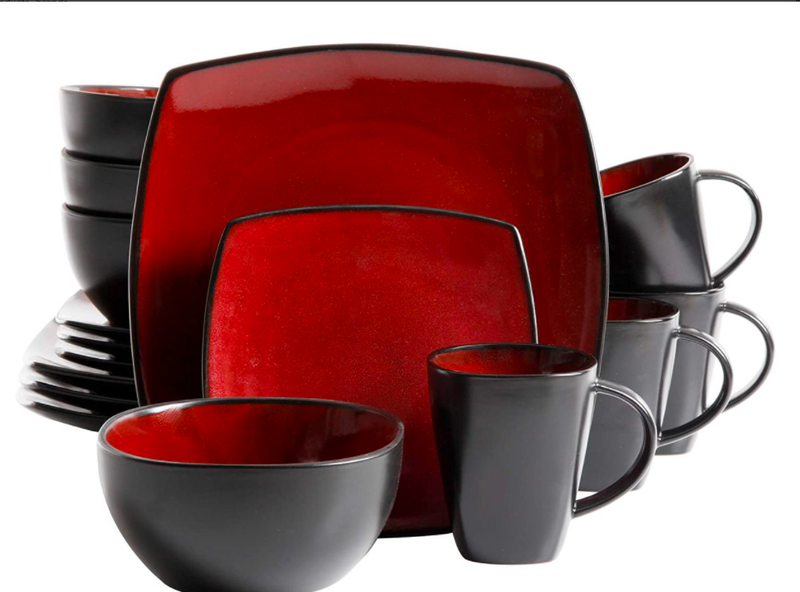 16 Pieces Square Ceramic Dinner Set