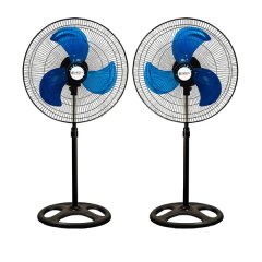 Electric Floor Fan 55W/Pedestal Metal Blade Fan-Heavy duty Fan 2 Pack-NESTY