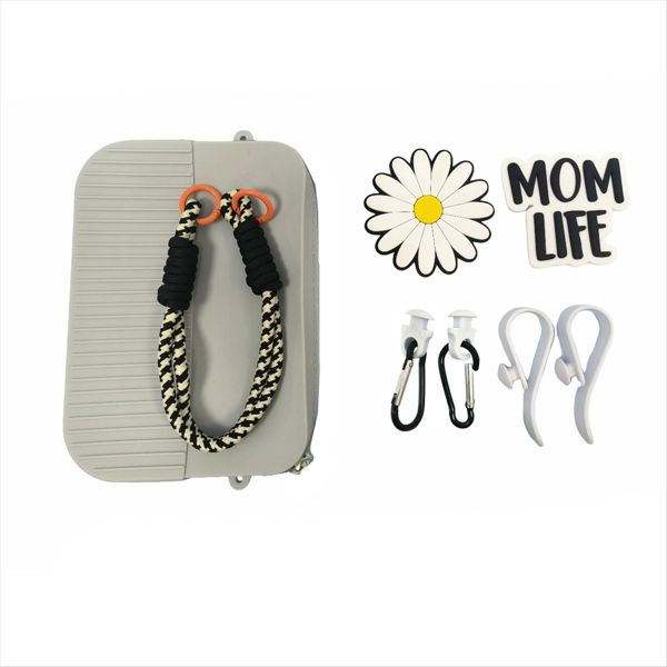 Phone Holder for Bogg Bag Silica Cell Phone Case Holder Apricot