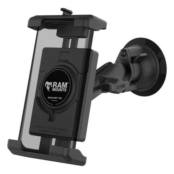 RAM Quick-Grip Pro XL Phone Mount with Twist-Lock Suction Cup
