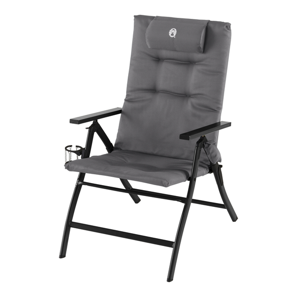 Coleman 5-Position Padded Foldable Camping Chair - Steel Frame - 130kg